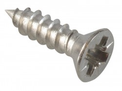 ForgeFix Self-Tapping Screw Pozi Compatible CSK A2 SS 1/2in x 6 ForgePack 40