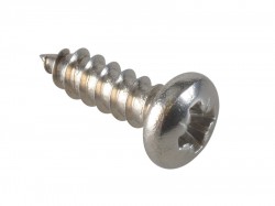 ForgeFix Self-Tapping Screw Pozi Compatible Pan A2 SS 3/8in x 4 ForgePack 80