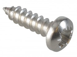 ForgeFix Self-Tapping Screw Pozi Compatible Pan A2 SS 1/2in x 6 ForgePack 60