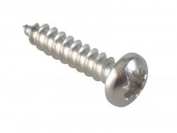ForgeFix Self-Tapping Screw Pozi Compatible Pan A2 SS 5/8in x 6 ForgePack 50