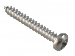 ForgeFix Self-Tapping Screw Pozi Compatible Pan A2 SS 1in x 6 ForgePack 30