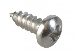 ForgeFix Self-Tapping Screw Pozi Compatible Pan A2 SS 1/2in x 10 ForgePack 25