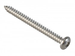 ForgeFix Self-Tapping Screw Pozi Compatible Pan A2 SS 2in x 10 ForgePack 8