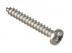 ForgeFix Self-Tapping Screw Pozi Compatible Pan A2 SS 3/4in x 4 ForgePack 50