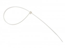 Forgefix Cable Tie Natural / Clear 4.8 x 300mm Box 100