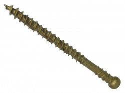 ForgeFix ForgeFast TORX Compatible Decking Screws Reduced Head Tan 4.5x50 T15 Tub 600