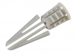 Forgefix Nylon Plasterboard Plugs 4mm Forge Pack 25