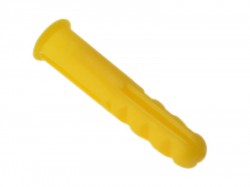 ForgeFix Expansion Wall Plugs Plastic Yellow 4-6 ForgePack 60