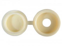 Forgefix Hinged Cover Caps Cream No.6-8 Forge Pack 20