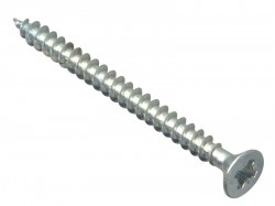 ForgeFix Multi-Purpose Pozi Compatible Screw CSK ST ZP 4.0 x 50mm Forge Pack 15