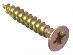 Forgefix Multi-Purpose Pozi Screw CSK ST ZYP 5.0 x 30mm Forge Pack 20