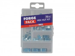 Forgefix Hexagon Nut Kit Forge Pack 70 Piece