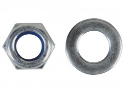 Forgefix Nyloc Nuts & Washers Zinc Plated M5 Forge Pack 40
