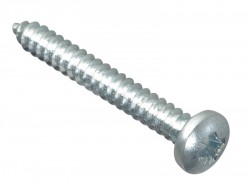 Forgefix Self-Tapping Screw Pozi Pan Head ZP 1.1/2in x 10 Forge Pack 10
