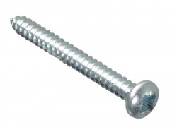 Forgefix Self-Tapping Screw Pozi Pan Head ZP 1.1/2in x 8 Forge Pack 15