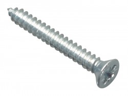 Forgefix Self-Tapping Screw Pozi Pan Head ZP 1.1/4in x 8 Forge Pack 20