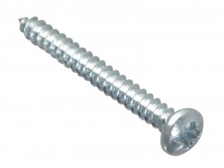 Forgefix Self-Tapping Screw Pozi Pan Head ZP 1in x 4 Forge Pack 40