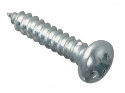 Forgefix Self-Tapping Screw Pozi Pan Head ZP 3/4in x 8 Forge Pack 30