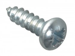 Forgefix Self-Tapping Screw Pozi Pan Head ZP 3/8in x 4 Forge Pack 80