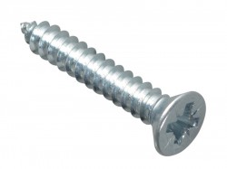Forgefix Self-Tapping Screw Pozi CSK ZP 1in x 8 Forge Pack 20