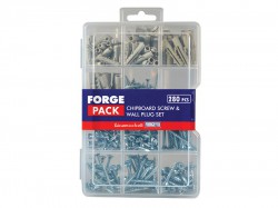 ForgeFix Screw & Wall Plug Kit ForgePack 280 Piece
