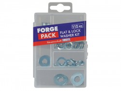 Forgefix Flat Washer Kit Forge Pack 112 Piece