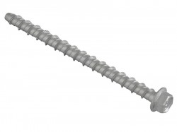 Forgefix Lightning Bolt Hex/Flange Head M6 x 75mm Bag10