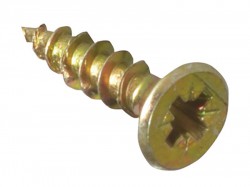 ForgeFix Multi-Purpose Pozi Compatible Screw CSK ST ZYP 3.0 x 15mm Box 200