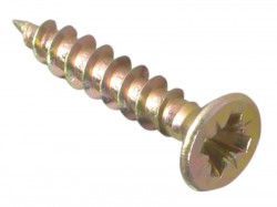 Forgefix Multi-Purpose Pozi Screw CSK ST ZYP 3.5 x 25mm Box 200