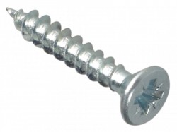 Forgefix Multi-Purpose Pozi Screw CSK ST ZP 4 x 25mm Box 200