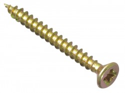 Forgefix Multi-Purpose Pozi Screw CSK ST ZYP 4.5 x 40mm Box 200