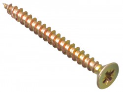 Forgefix Multi-Purpose Pozi Screw CSK ST ZYP 6.0 x 50mm Box 100