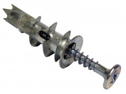 Forgefix Cavity Wall Zinc Speed Plug & Screw 4.5mm Bag 25