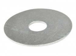 Forgefix Flat Mudguard Washers ZP M6 x 50mm Bag 10