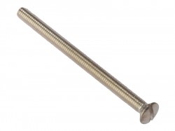 Forgefix Socket Screw Slotted Raised Head Nickel Plated 3.5 x 50mm Bag 100