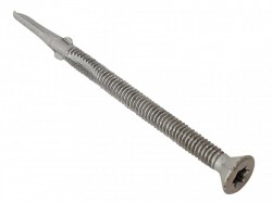 ForgeFix TechFast Timber to Steel CSK/Wing Screw No.3 Tip 5.5 x 110mm Box 50