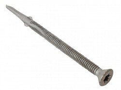 ForgeFix TechFast Timber to Steel CSK/Wing Screw No.3 Tip 5.5 x 80mm Box 100