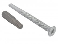 Forgefix TechFast Roofing Screw Timber - Steel Heavy Section 5.5 x 60mm Pack 100
