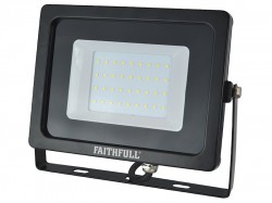 Faithfull Power Plus SMD LED Wall Mounted Floodlight 30W 2400 Lumens 240V