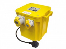 Faithfull Power Plus 5Kva Triple Outlet Transformer