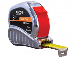 Fisco TMC8M Chrome Tri-Matic Tape 8m (Width 25mm)