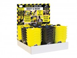 Gorilla Tubs Gorilla Yellow/Black Micro Tub Display 108 Piece