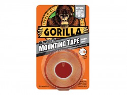 Gorilla Glue Heavy-Duty Double Sided Mounting Tape 25.4mm x 1.52m
