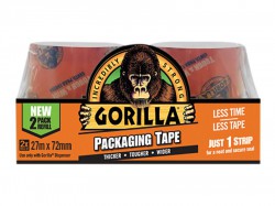 Gorilla Glue Gorilla Packaging Tape Refill 72mm x 27m  (Pack 2)
