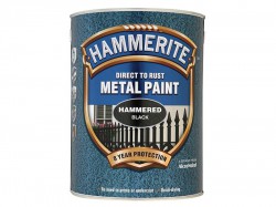 Hammerite Direct to Rust Hammered Finish Black 2.5 Litre