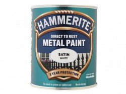 Hammerite Direct to Rust Satin Finish White 750ml