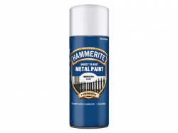 Hammerite Direct to Rust Smooth Finish Aerosol Silver 400ml