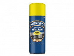 Hammerite Direct to Rust Smooth Finish Aerosol Yellow 400ml