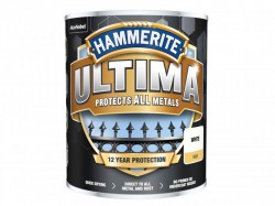 Hammerite Ultima Metal Paint Matt White 750ml