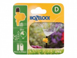 Hozelock Adjustable Micro Jet 90 Degree 4mm/13mm (3 Pack)